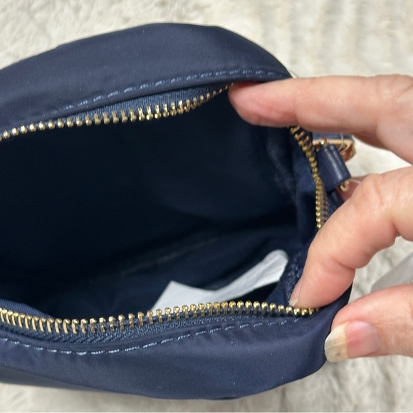 I am  (Brand)  Small Navy Quilted Crossbody Bag, 6 x 2.5 x 7 NWT - Picture 6 of 12